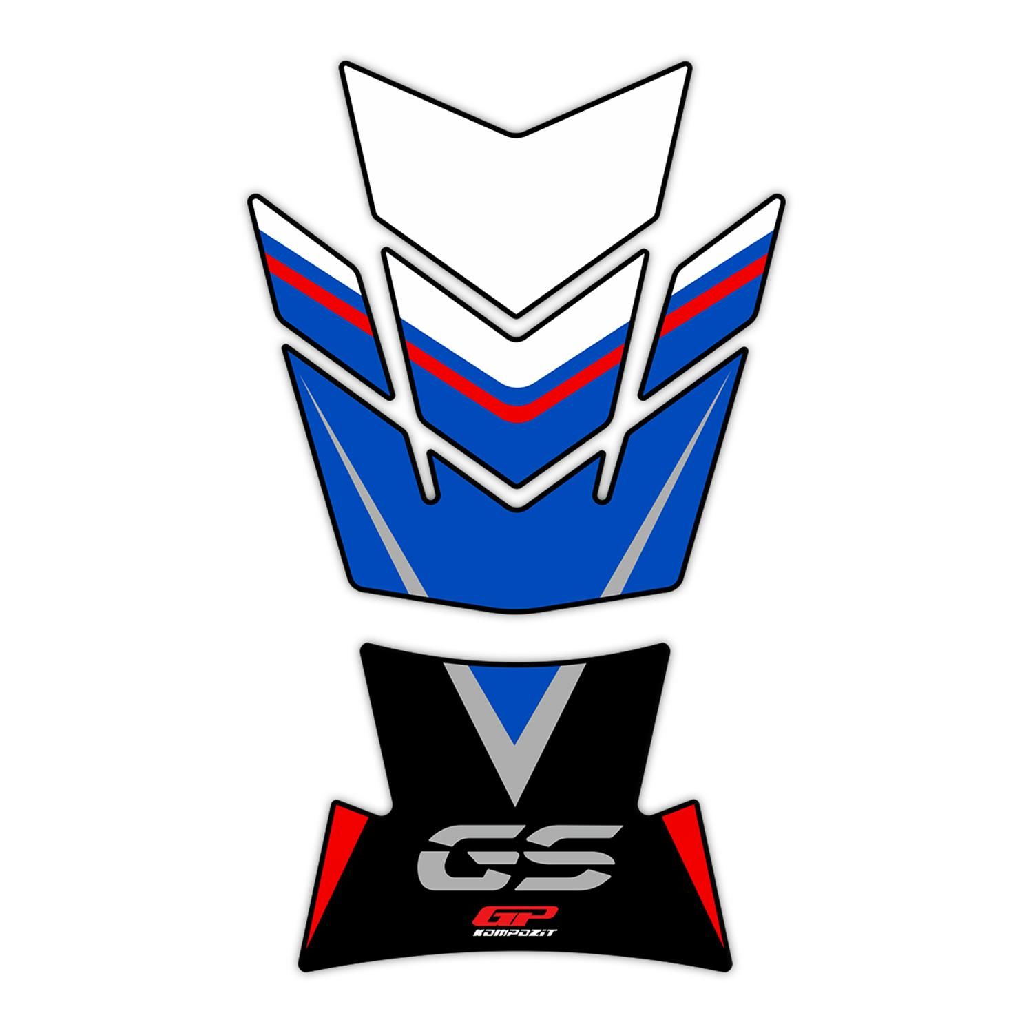 GP Kompozit BMW F 750 /  F 850 GS 2018-2019 Uyumlu Tank Pad Mavi