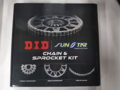 Did-Sunstar 2002-2003 Ducati Monster 620ie Uyumlu Zincir Dişli Set Çelik Renk