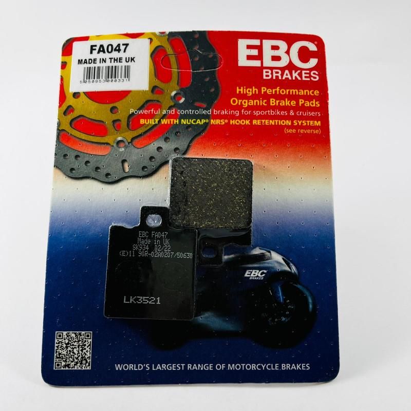 Ebc Fa047 2003-2006 Ducati Monster 620ie Uyumlu Arka Fren Balatası Organik Balata