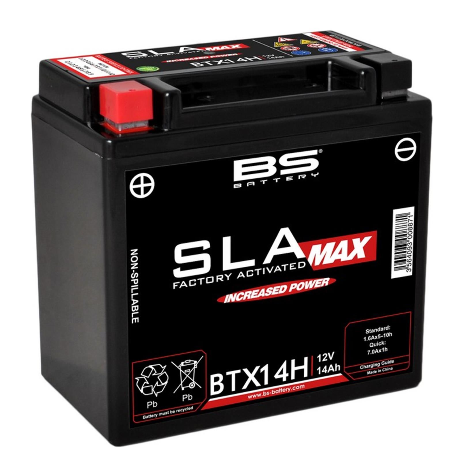 Bs Btx14h Sla Max 2019-2023 Moto Guzzi V85 TT Uyumlu Akü Jel Akü