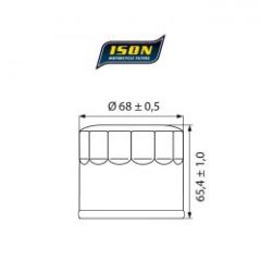 Ison138 Ison 1988-2006 Suzuki Gsx 600 F Yağ Filtresi