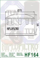 Hiflo Hf164 2017-2021 Kymco Ak 550 Uyumlu Yağ Filtresi