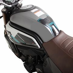 GP Kompozit CF Moto 700 CL-X 2022-2023 Uyumlu Tank Pad Seti Sarı