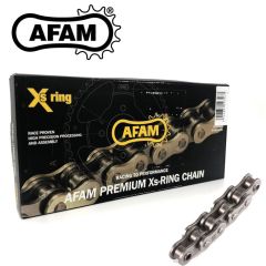 AFAM A525-124XHR3-G 2020-2022 Honda CRF1100L Africa Twin Adventure Sports DCT (ES) Uyumlu Zincir XHR3-G Xring Gold (Sarı)