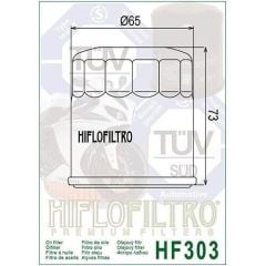 Hiflo Hf303 2008-2022 Kawasaki GTR 1400 Uyumlu Yağ Filtresi