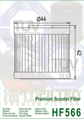 Hiflo Hf566 2014-2020 Kawasaki J 300 Uyumlu Yağ Filtresi