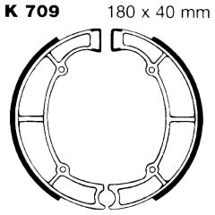 Ebc K709 1995-1999 Kawasaki VN 800 Vulcan Uyumlu Arka Fren Balatası Yaylı Kampana Set