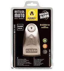 Auvray B-lock 10 Çelik Alarmlı Disk Kilidi 10Mm