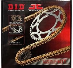 Did-Jt 2005-2009 Aprilia Pegaso 650 Trail Uyumlu Zincir Dişli Set Gold Renk