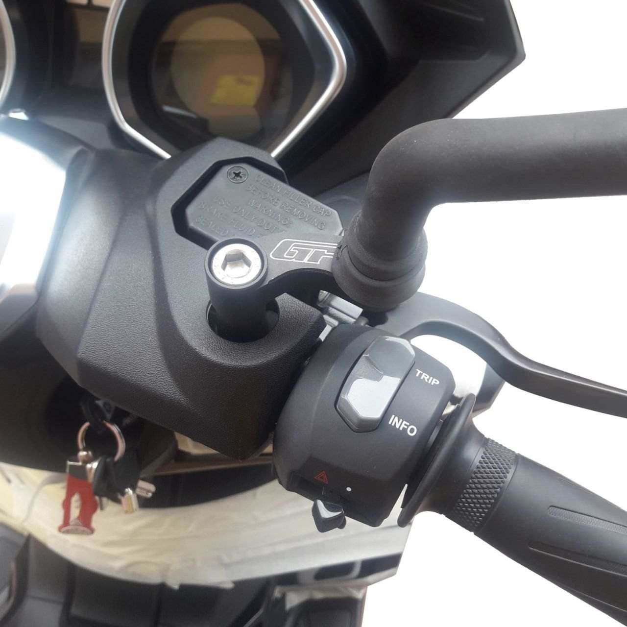 GP Kompozit Yamaha XMAX 250-400 2018-2023 Uyumlu Ayna Genişletme Siyah