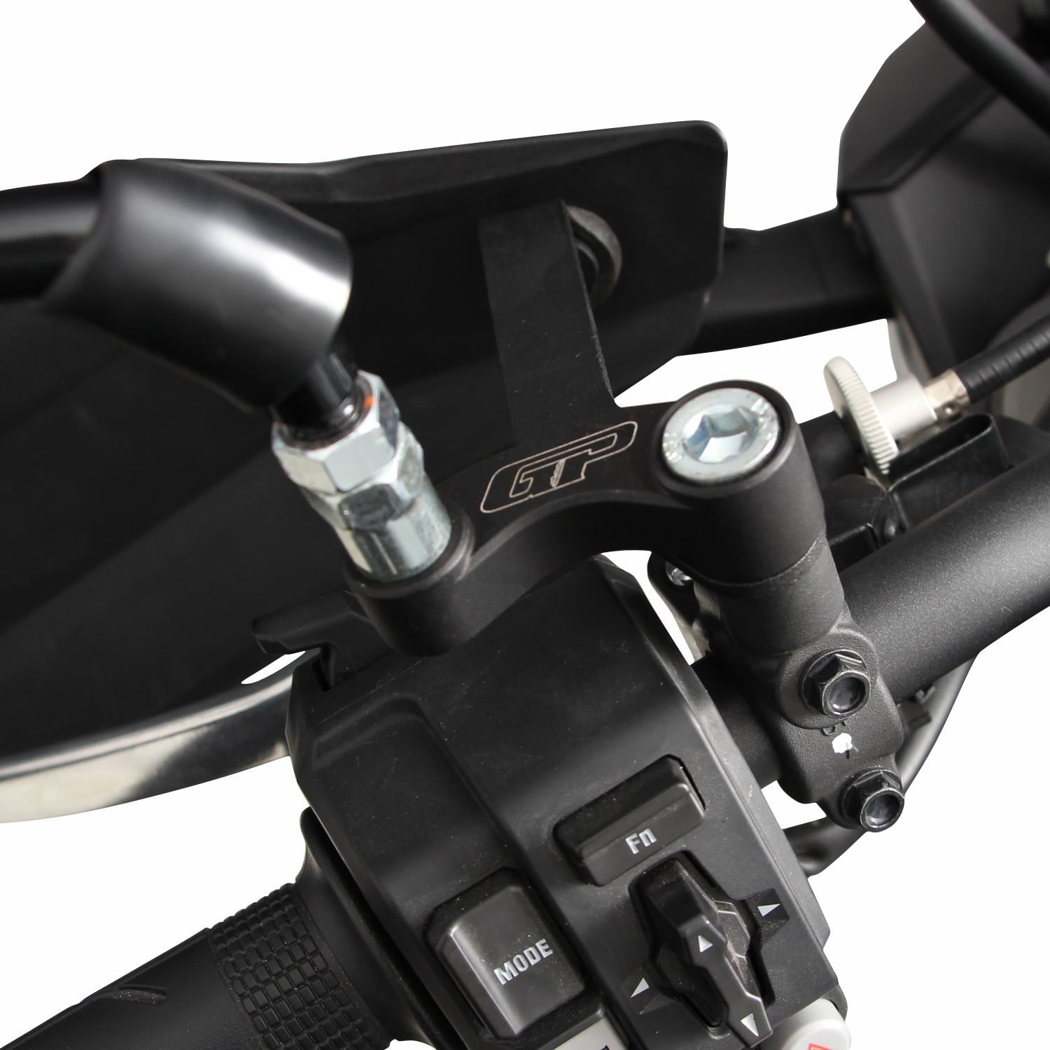 GP Kompozit Honda CB750 Hornet 2023 Uyumlu Ayna Genişletme Siyah