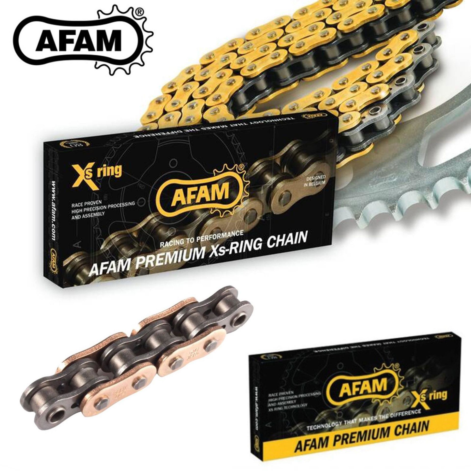 AFAM A520-118XMR3 2020-2023 Gas Gas EC 250 Uyumlu Zincir XMR3 Xring Çelik Renk