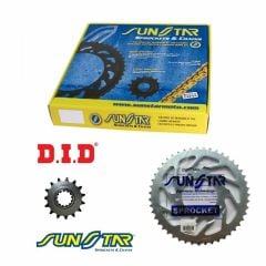 DID SUNSTAR VX3 2011-2016 Suzuki GSR 750 Uyumlu Zincir Dişli Set