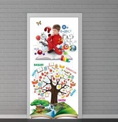 İlköğretim Ilkokul Ortaokul Anasınıf Lise Kapı Giydirme Sticker