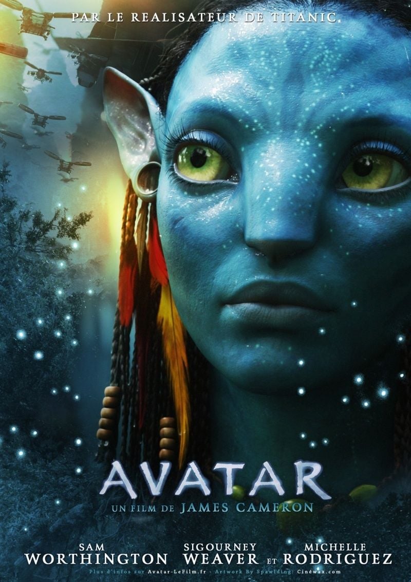 Avatar Film Afişi Spotify Exxen Netflix Pleksi Masaüstü Plak