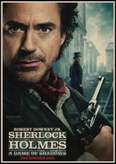 Sherlock Holmes Film Dizi Afişi Pleksi Masaüstü Plak