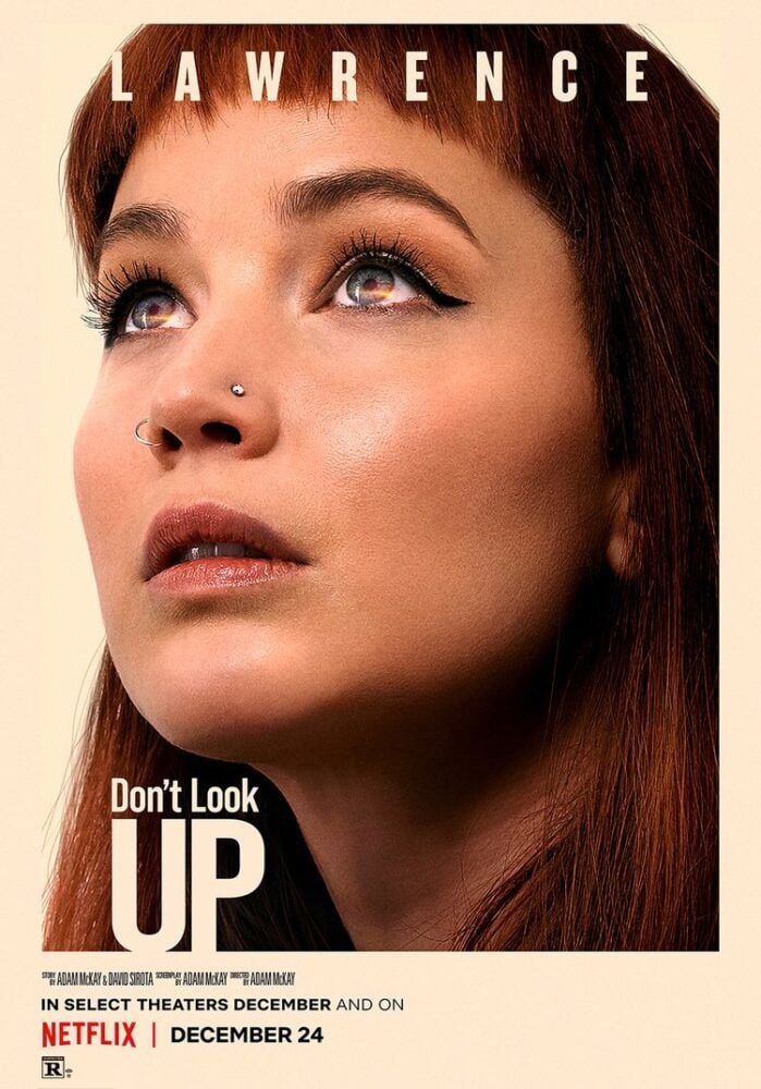 Don't Look Up (film, 2021)- Film Dizi Afişi Spotify Netflix Pleksi Masaüstü Plak