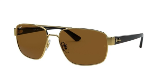 Ray-Ban Rb3663 001/57 60 17 140 3P Polarize Güneş Gözlüğü