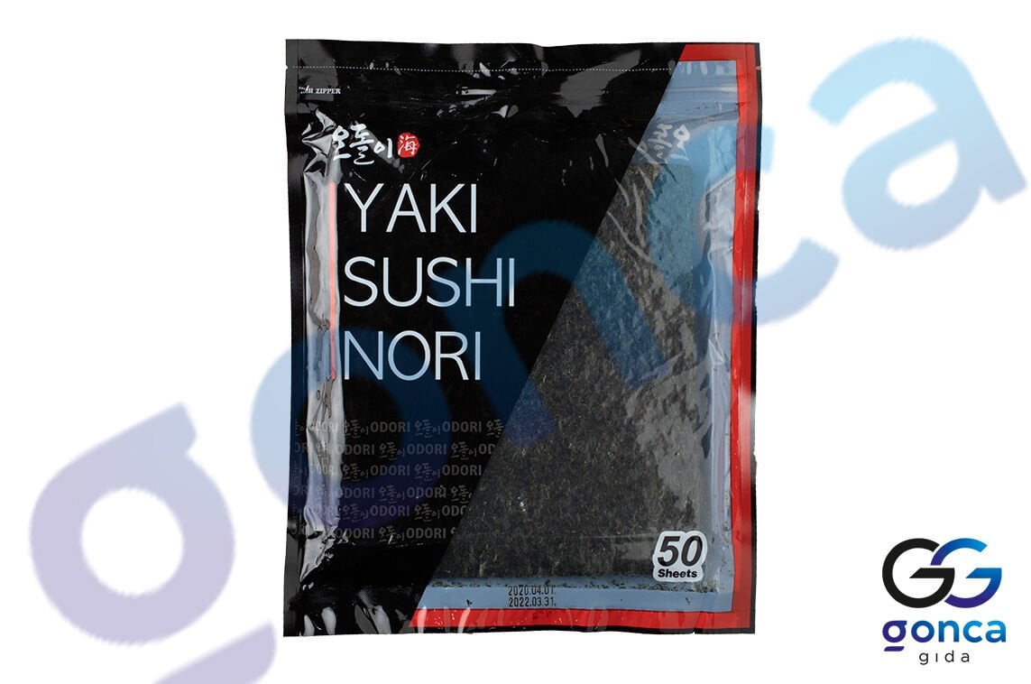 YAPRAK YOSUN YAKİ NORİ 50 YPR 140 GR X 80 PK