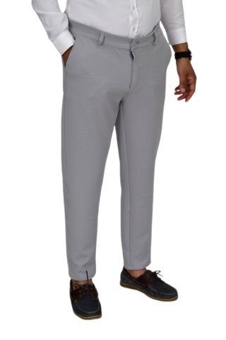 Erkek Likralı Petek Dokuma Kumaş Pantolon Regular Fitt BGL-ST04491