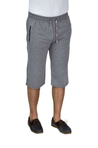 Erkek Büyük Beden Rahat Kesim Düz Paça Likralı Kumaş Kapri BGL-ST04617