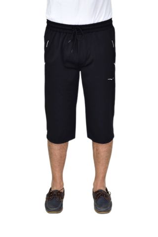 Erkek Büyük Beden Rahat Kesim Düz Paça Likralı Kumaş Kapri BGL-ST04617