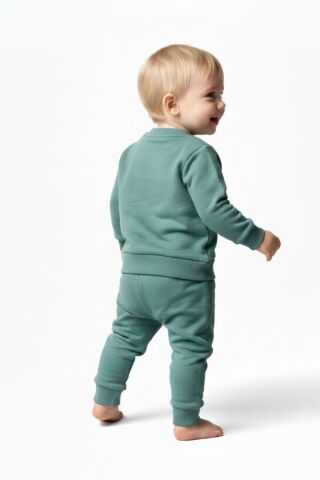 Erkek Çocuk Önü Baskılı Sweatshirt Ve Eşofman Alt Takım BGL-ST05255