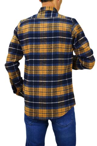 Erkek Uzun Kol Silim Fit Oduncu Gömlek BGL-ST01687