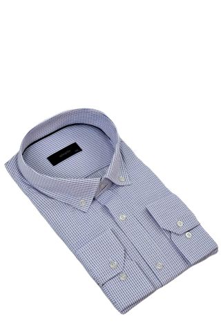 Erkek Büyük Beden Klasik Tek Cepli Uzun Kol Gömlek BGL-ST04341