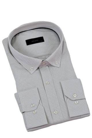 Erkek Büyük Beden Klasik Tek Cepli Uzun Kol Gömlek BGL-ST04341