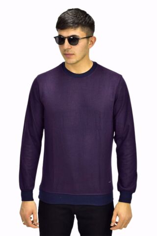 Erkek Spor Sıfır Yaka Sweatshirt R2270 BGL-ST03187