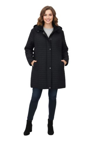 Kadın Kapitone Kapüşonlu İçi Peluş Mont BGL-ST05025