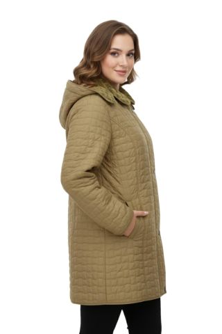 Kadın Kapitone Kapüşonlu İçi Peluş Mont BGL-ST05025