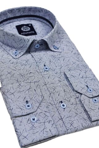 Erkek Uzun Kol Silim Fit Gömlek BGL-ST01688