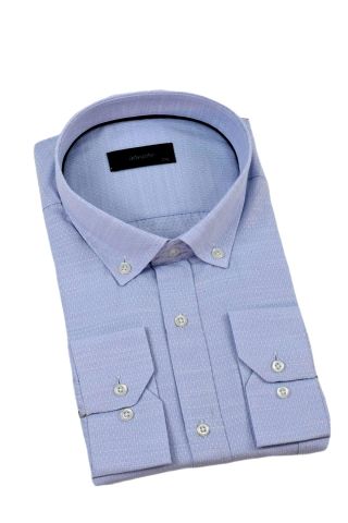 Erkek Büyük Beden Klasik Tek Cepli Uzun Kol Gömlek BGL-ST04342