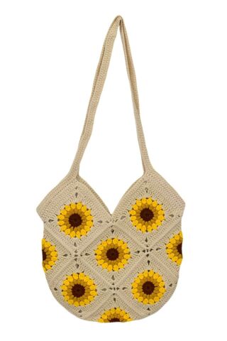 El Örgüsü Motif Desenli İçi Astarlı Omuz Çanta BGL-ST04725