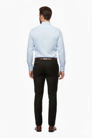 Erkek Silim Fit Klasik Pilesiz  Kumaş Pantolon P1160 BGL-ST04743