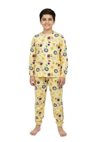 Erkek Çocuk Baskılı Pijama Takım BGL-ST05257