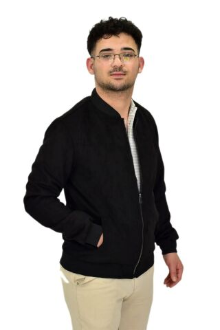 Erkek Mevsimlik Süet Spor Mont 8056 BGL-ST04372