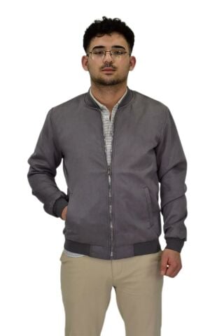 Erkek Mevsimlik Süet Spor Mont 8056 BGL-ST04372