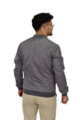 Erkek Mevsimlik Süet Spor Mont 8056 BGL-ST04372