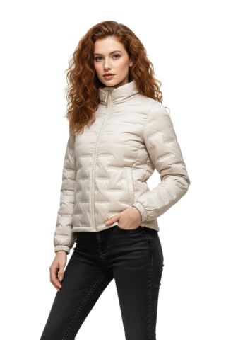 Kadın Spor Kaz Tüyü Mont M5310 BGL-ST05177