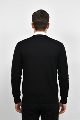 Erkek Hakim Yaka Astarlı Triko Fermuarlı Mont BGL-ST04831