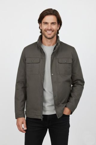 Erkek Kanvas Hakim Yaka İçi Kürklü Spor Mont M2645 BGL-ST04917