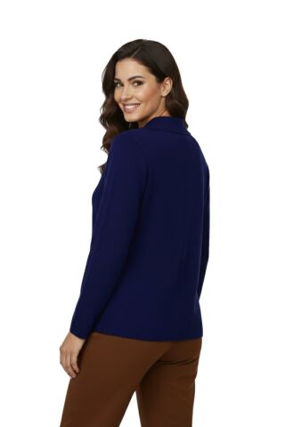 Kadın Kruvaze Düğmeli Triko Hırka BGL-ST05075