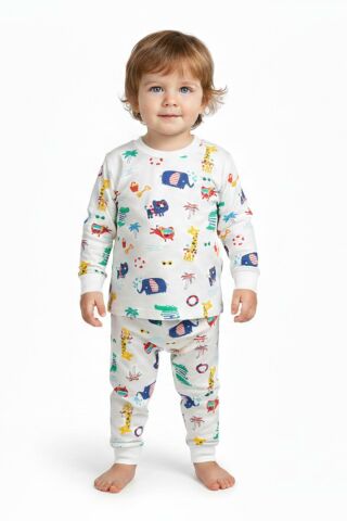 Erkek Çocuk Baskılı Pijama Takım BGL-ST05259