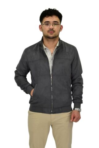 Erkek Mevsimlik Süet Spor Mont 8051 BGL-ST04373