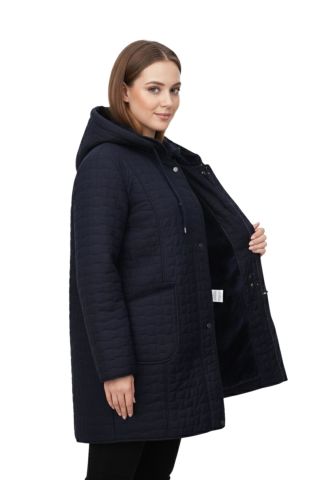 Kadın Kapitone Kapüşonlu İçi Peluş Mont BGL-ST05024