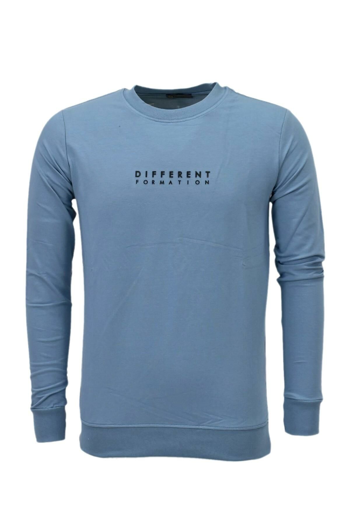 Erkek Spor Mevsimlik Sıfır Yaka Sweatshirt BGL-ST03933
