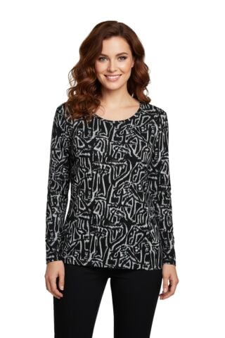 Kadın Yumoş Sıfır Yaka Bluz BGL-ST05143